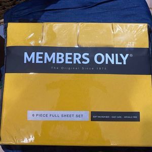 Full Size Sheet Set Goldenrod Yellow Gold NEW NIP